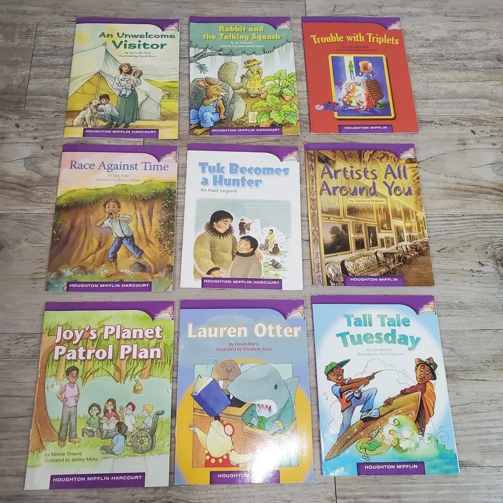 Lot of 63 Houghton Mifflin 3rd Grade Leveled Readers Homeschool Books Paperback